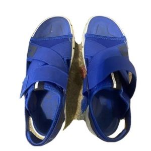 ECCO Blue Intrinsic Sandals Lightweight Stretchable Elastic Women's 37  6/6.5 US